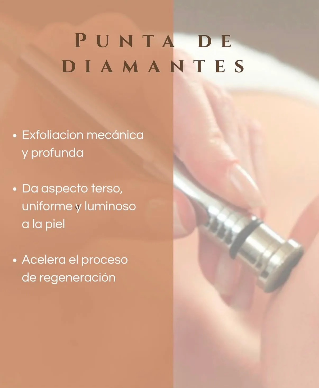 Tratamiento facial punta de diamantes